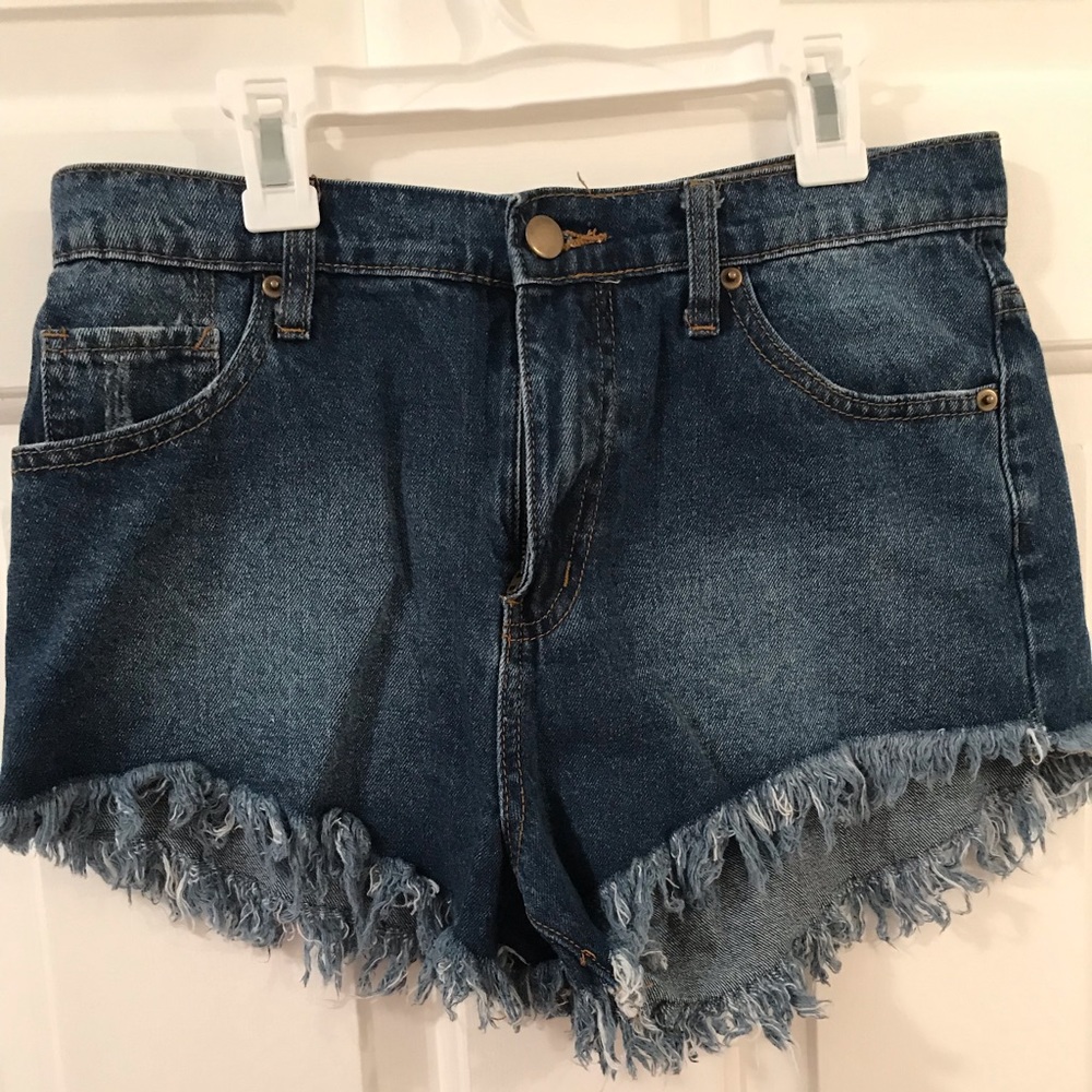Forever21 Frayed Jean Shorts
